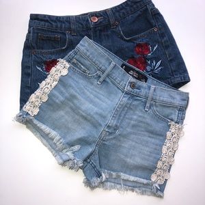 HOLLISTER SHORT-SHORT HIGH RISE